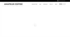 Desktop Screenshot of amateurcoffee.com